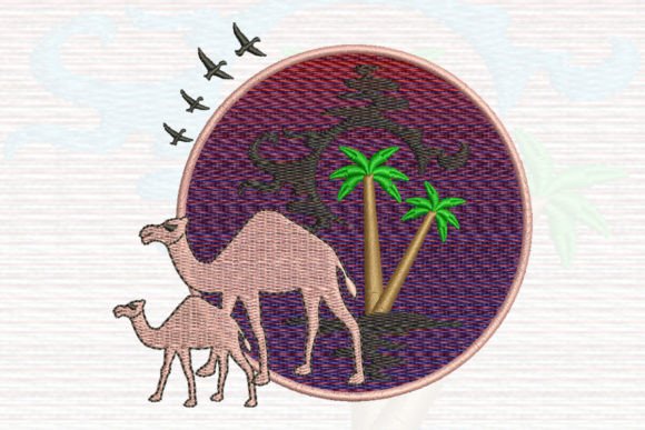 Camel in Desert Embroidery Review
