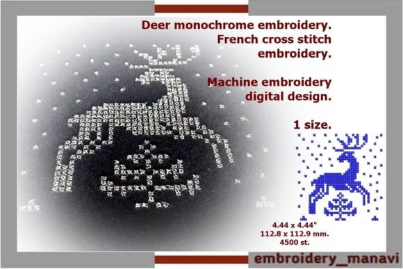 Deer French Cross Stitch Review