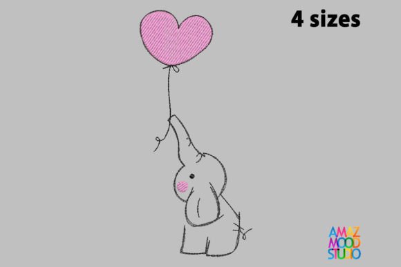 Elephant with a Balloon Embroidery Design Review