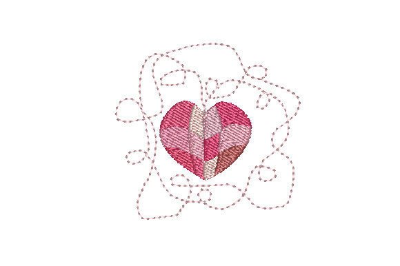Heart Wavy with Color Blocking
