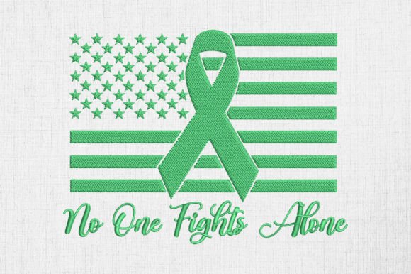 Mental Health USA No One Fights Alone Embroidery Review