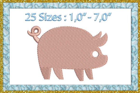 Mini Pig Embroidery Design Review