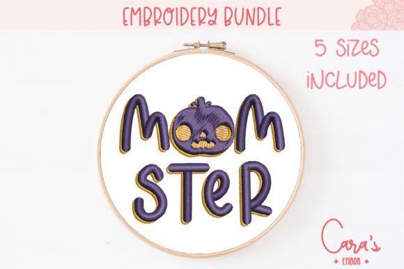 Momster Embroidery Design Review for Merch