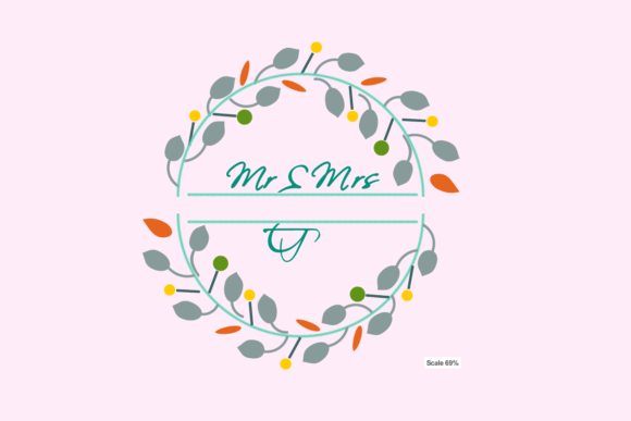 Mr Mrs Monogram Flower Wreath Review