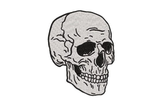 Review: Scary Human Skull Embroidery Design