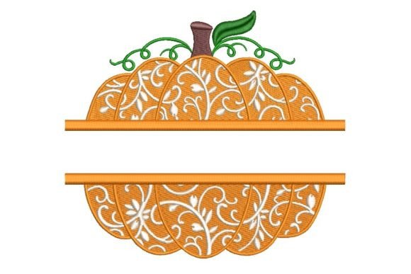 Split Pumpkin Autumn Embroidery Review