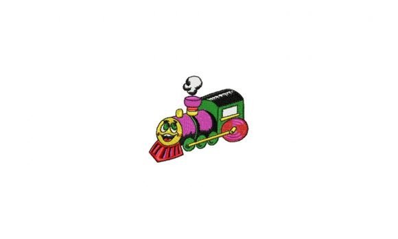 Train Embroidery Design Review